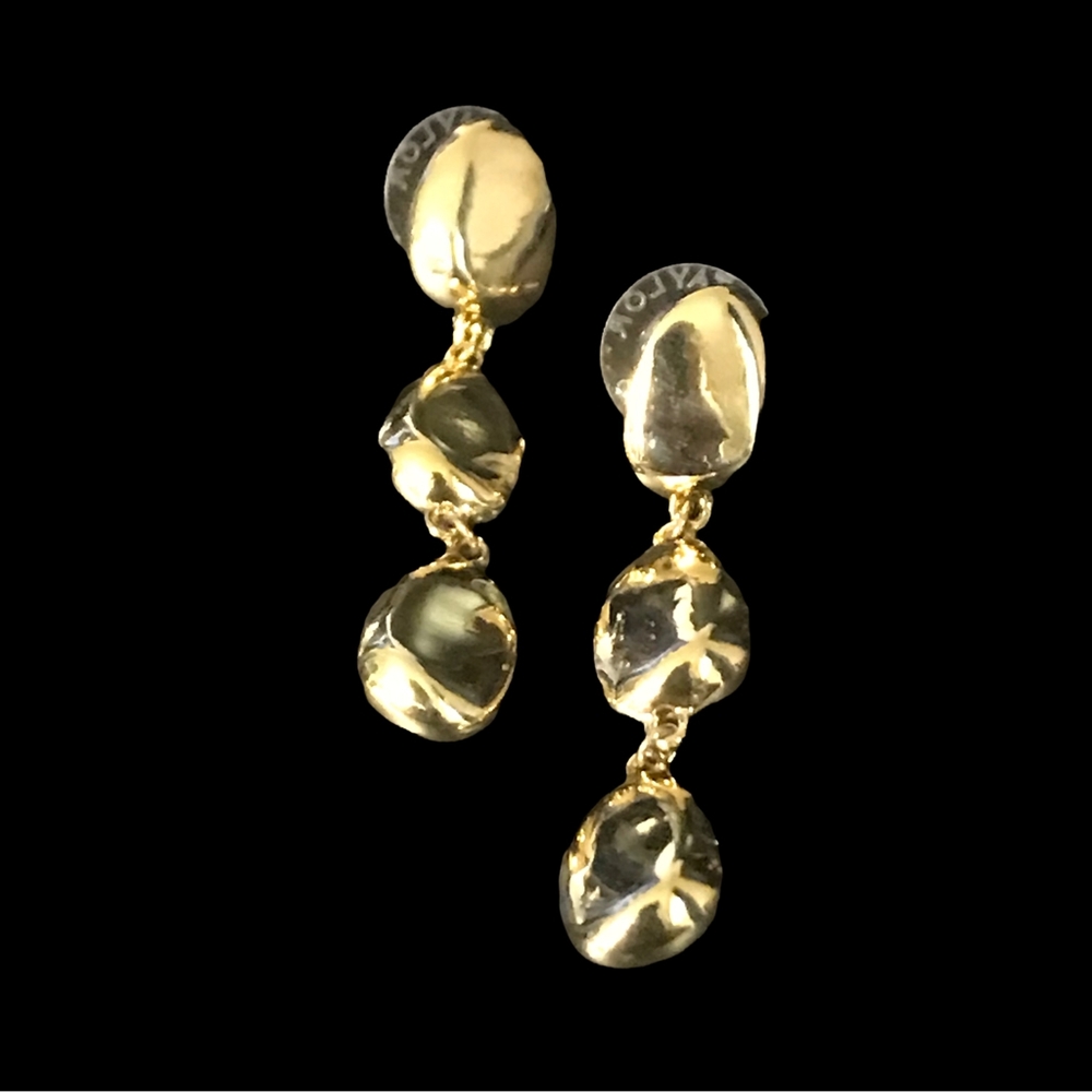 Ann Taylor Gold Toned Drop Earrings